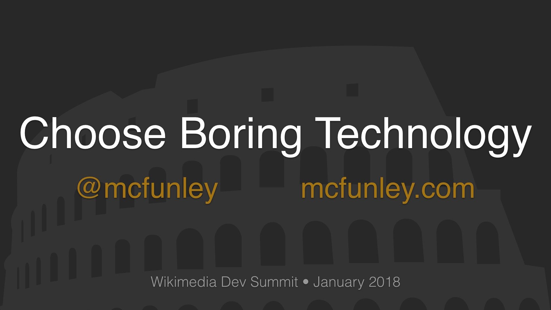 Chọn công nghệ nhàm chán