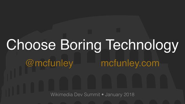 Chọn công nghệ nhàm chán